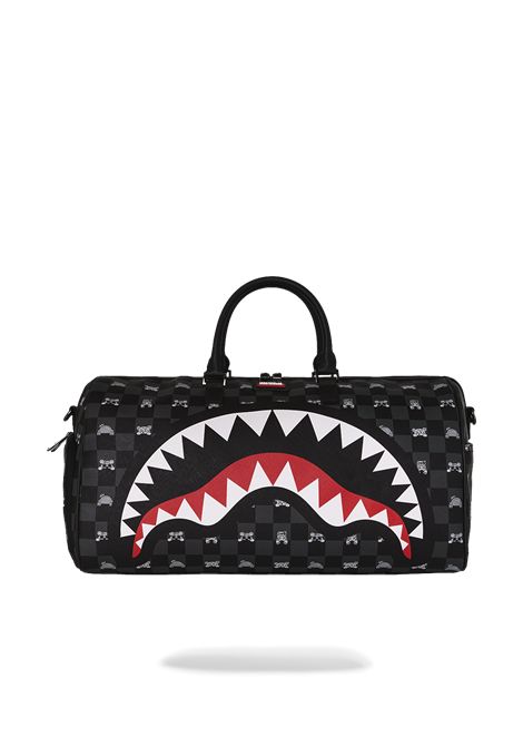 Borsone con shark mouth SPRAYGROUND | 910D8910NSZGRAY PEEKING CHARACTER CECK DU